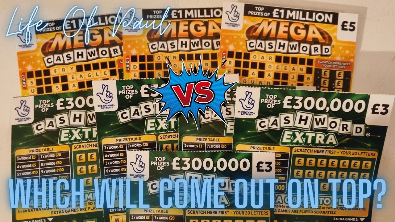 £15 of the Mega Cashword Scratch Cards vs £15 of Cashword Extra!