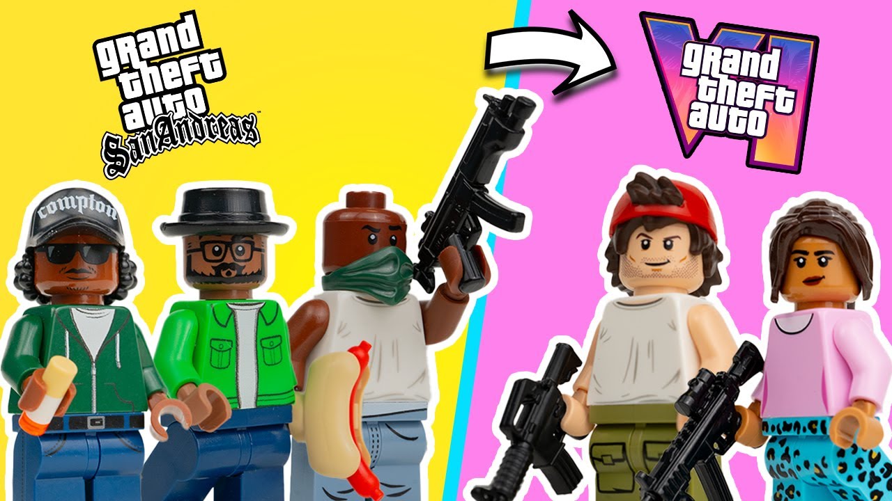50 ИНДИВИДУАЛЬНЫХ МИНИФИГУРК LEGO GTA!