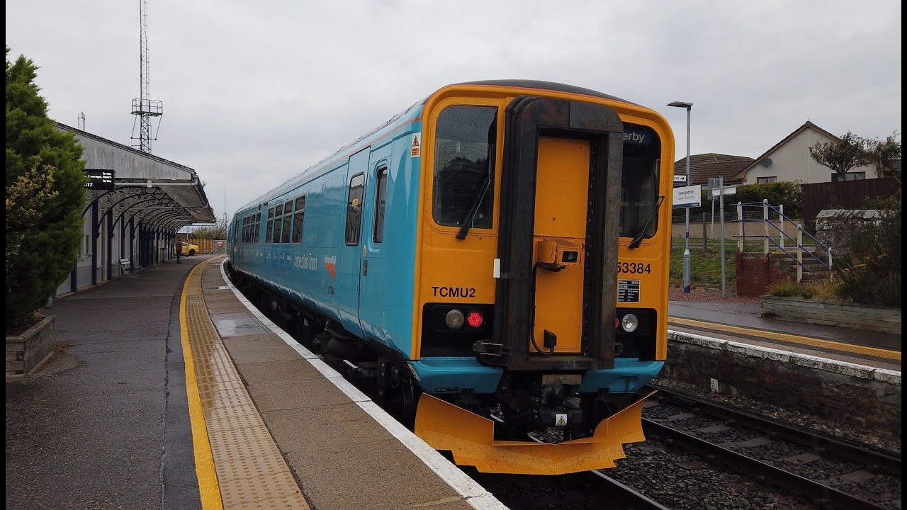 Network Rail 153384 & 153385 (2Q73) at Invergordon (27th September 2025)