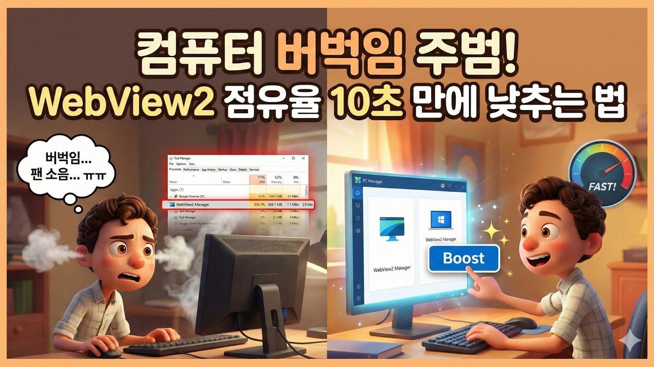 💻윈도우11 컴퓨터가 갑자기 느려졌다면 범인은 바로 '이것'입니다!