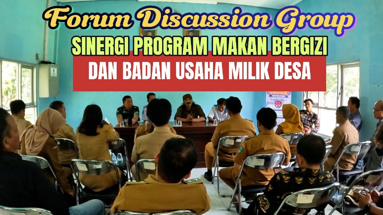 FGD Sinergi Program Makan Bergizi dan BUMDes Bersama FBI Pangandaran dan KNPI