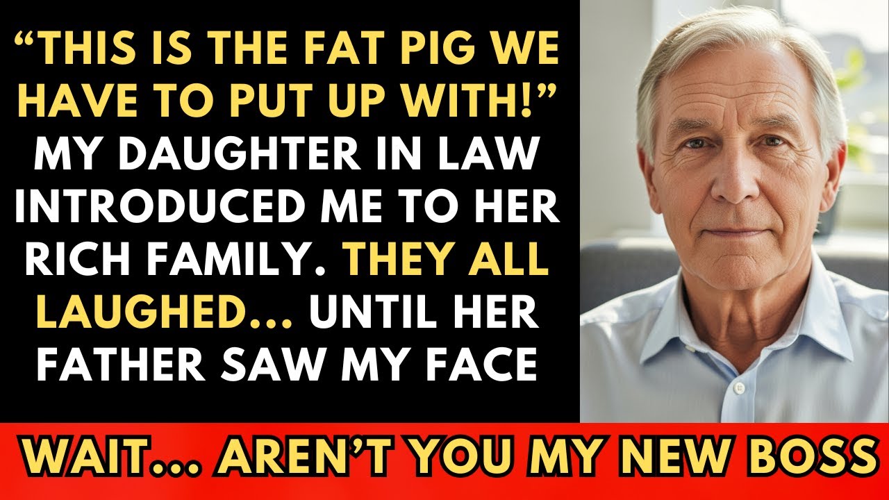 My Daughter-in-Law Called Me a “Fat Pig” at Her Wedding—Until Her Father Met the Millionaire Who...