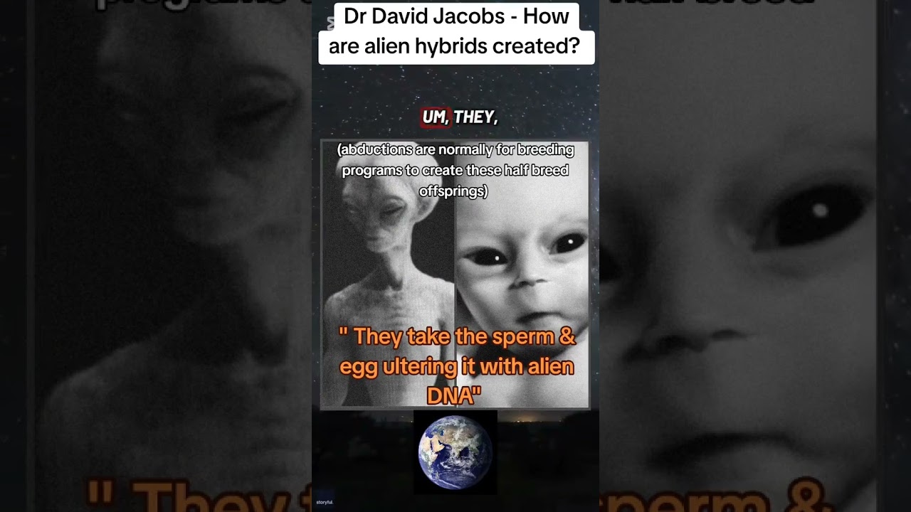 👽 Dr. David Jacobs Explains How Alien Hybrids Are Created! 🛸
