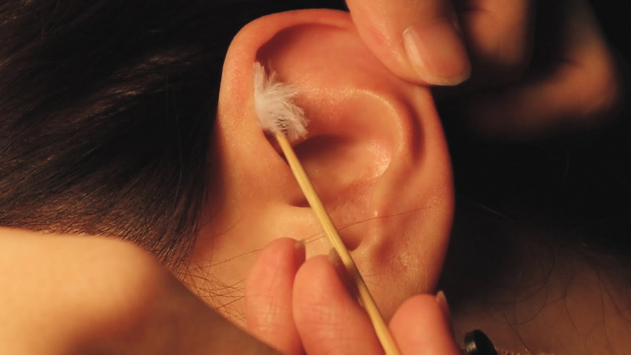 엄마 귀를 청소해주는ASMR | ear cleaning | no talking
