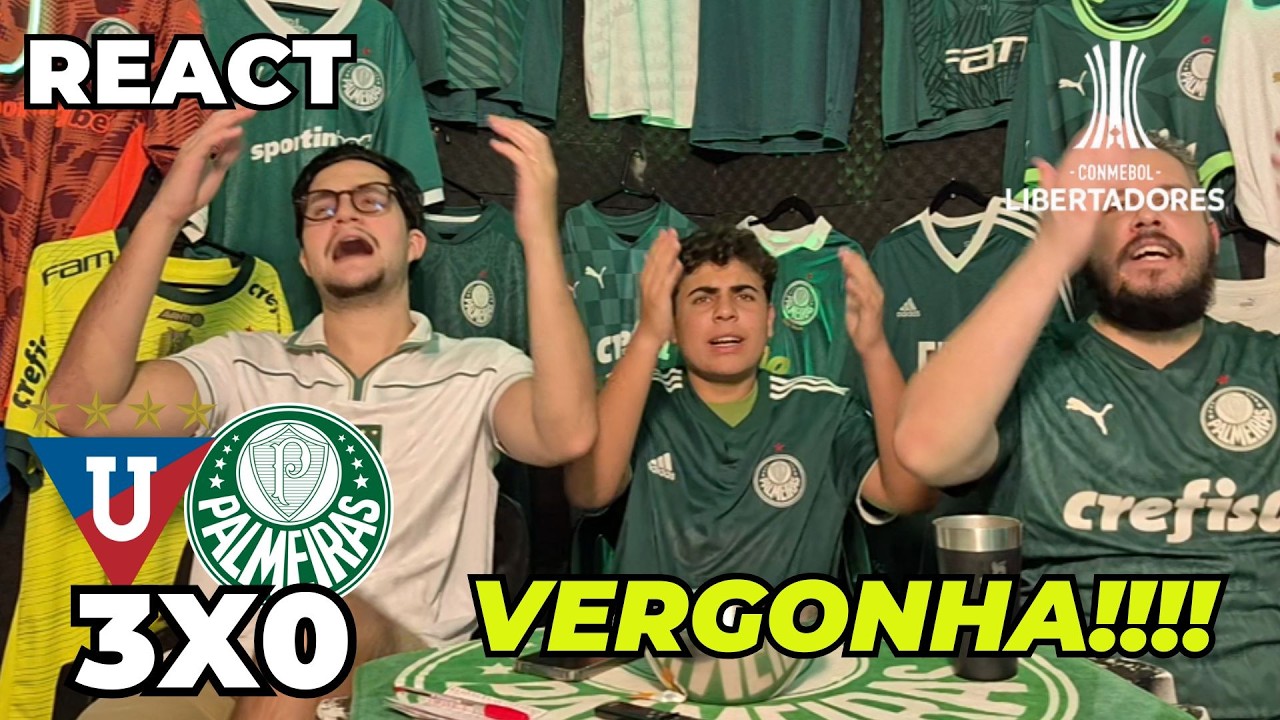 REACT LDU 3X0 PALMEIRAS | PARDABEL INVENTOU E TOMAMOS VAREIO HISTÓRICO! SEMIFINAL LIBERTADORES 2025