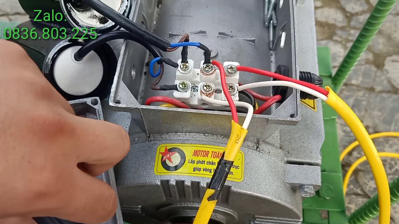 Hướng dẫn đấu dây cho công tắc đóng đảo chiều  motor toàn phát cho máy bẻ sắt l CƠ KHÍ MINH