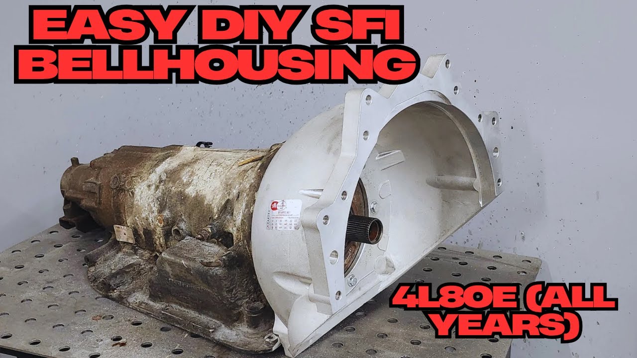 How To - SFI Bellhousing install on 4l80E - No adapter required! (all years, FI Transmission)