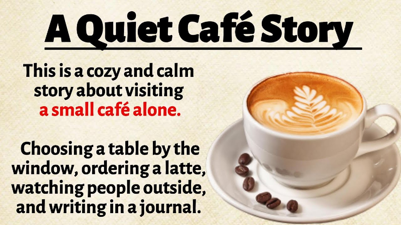 Visiting a Café Alone (Simple English, Cozy Story)