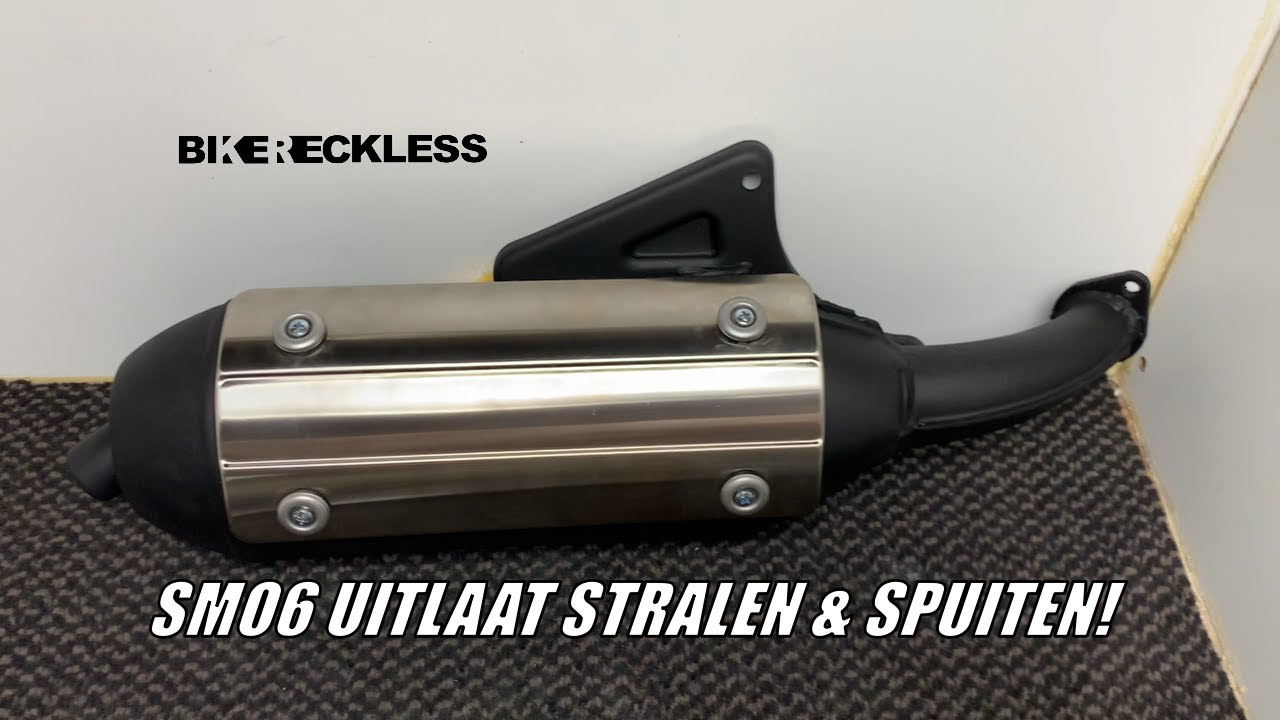 SMO6 UITLAAT STRALEN EN SPUITEN ! (PIAGGIO ZIP PROJECT 125/180)