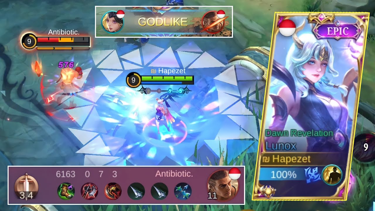 Lunox Dawn Revelation Counterin Paquito Hyper Sampai Feeder | Mobile Legends