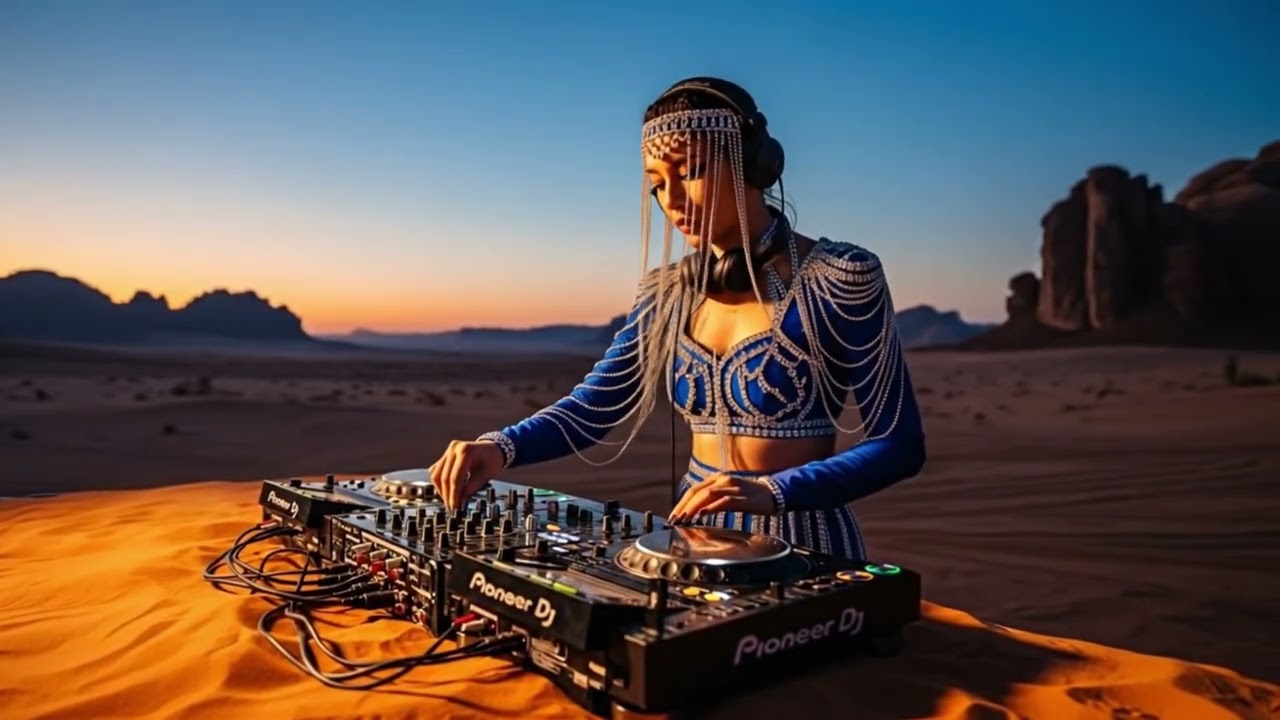 Arabic Deep House Desert Beats | Instrumental Melodic Techno Remix 2025