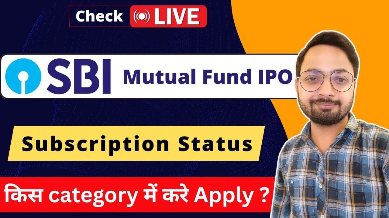 🔴 LIVE | SBI Mutual Fund IPO Subscription Status live | Apply in Shareholder, Retail or HNI?
