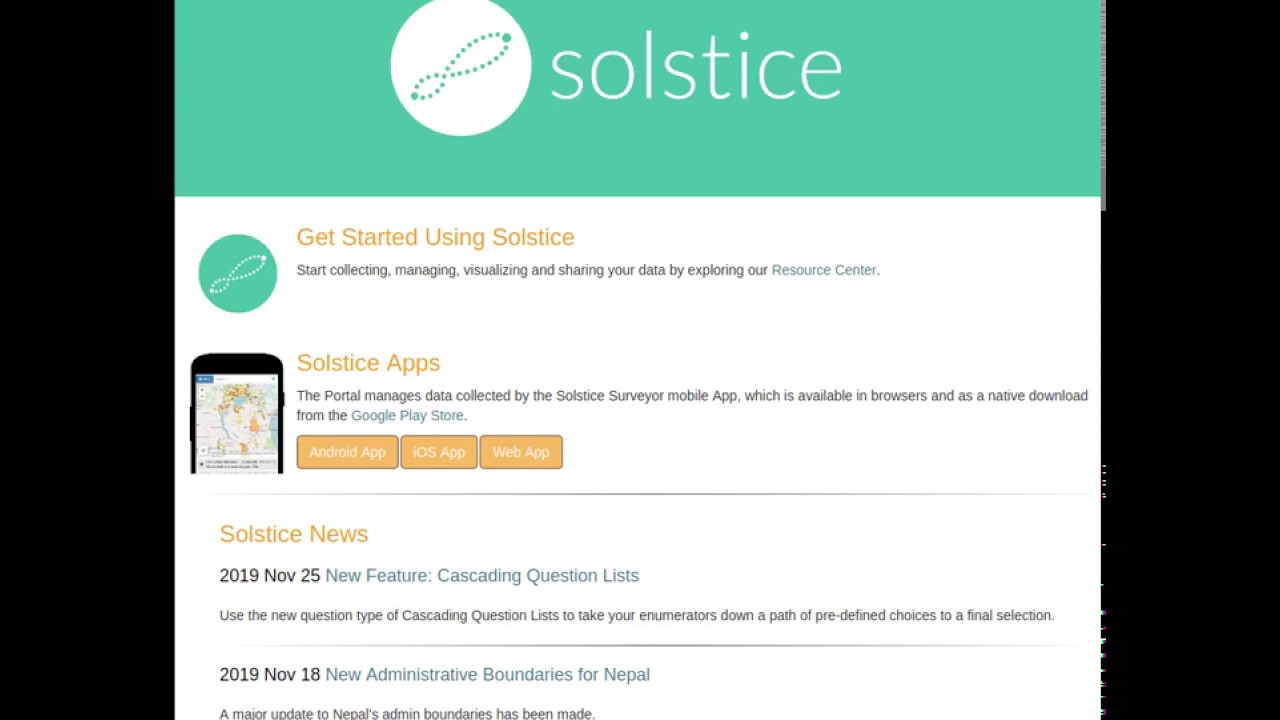 Cascading Question lists in Solstice and mWater