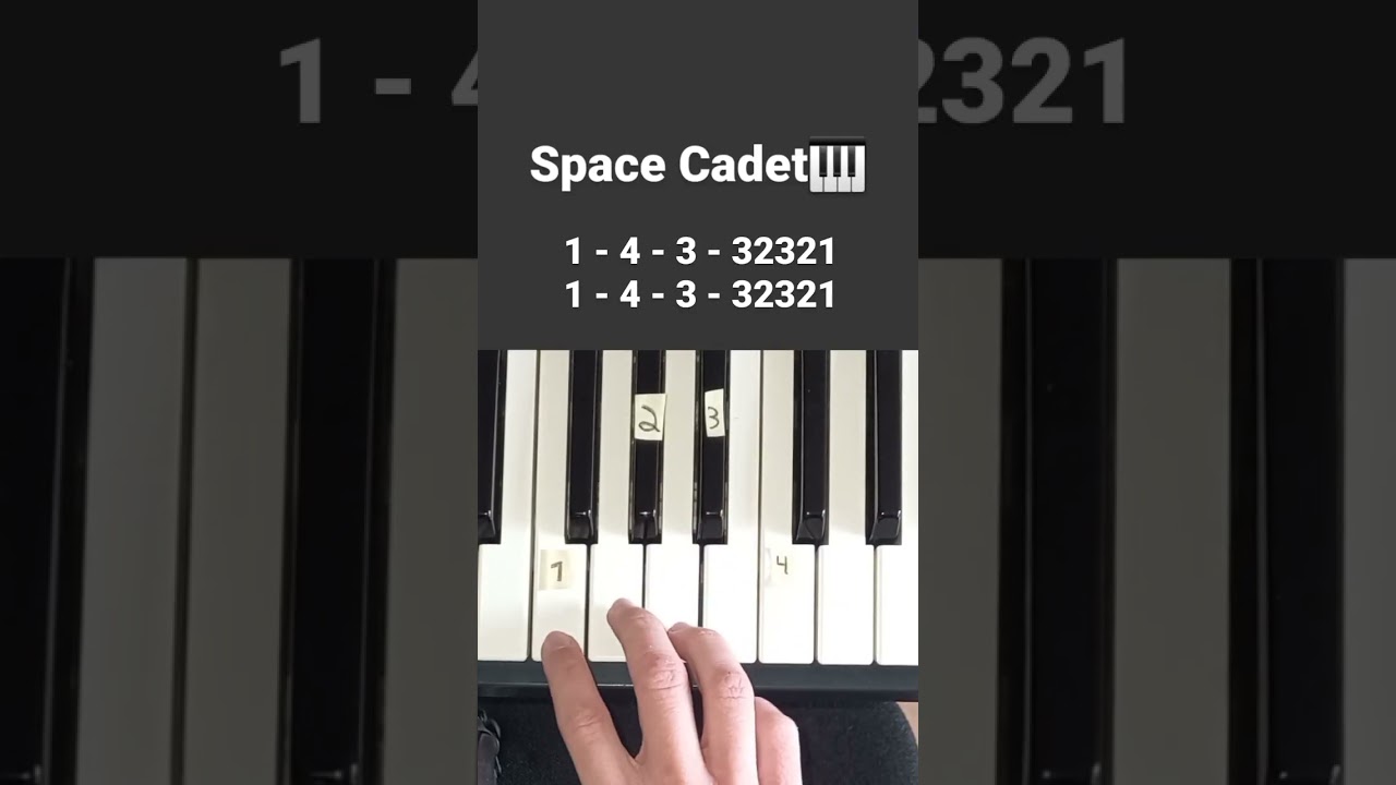 Metro Boomin - Space Cadet | Easy Piano Tutorial #shorts #short #piano #trending #trend #tiktok #fyp