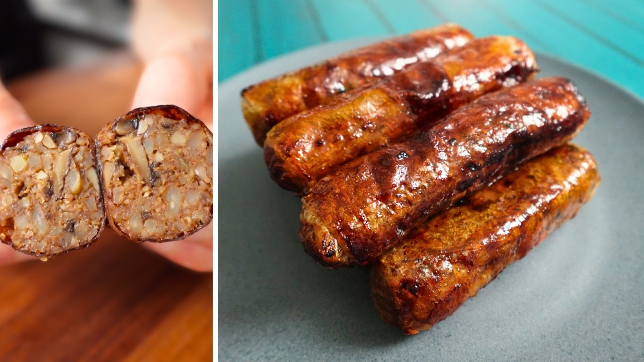 How To Make Perfect Vegan Sausages (No Steaming or Cling Film Needed!)