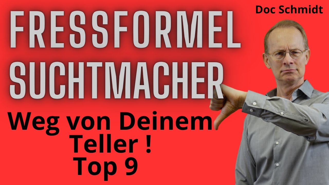 Top 9 Pseudo Nahrungsmittel, die uns s&uuml;chtig und krankmachen  Warum passiert das ? Alternativen !