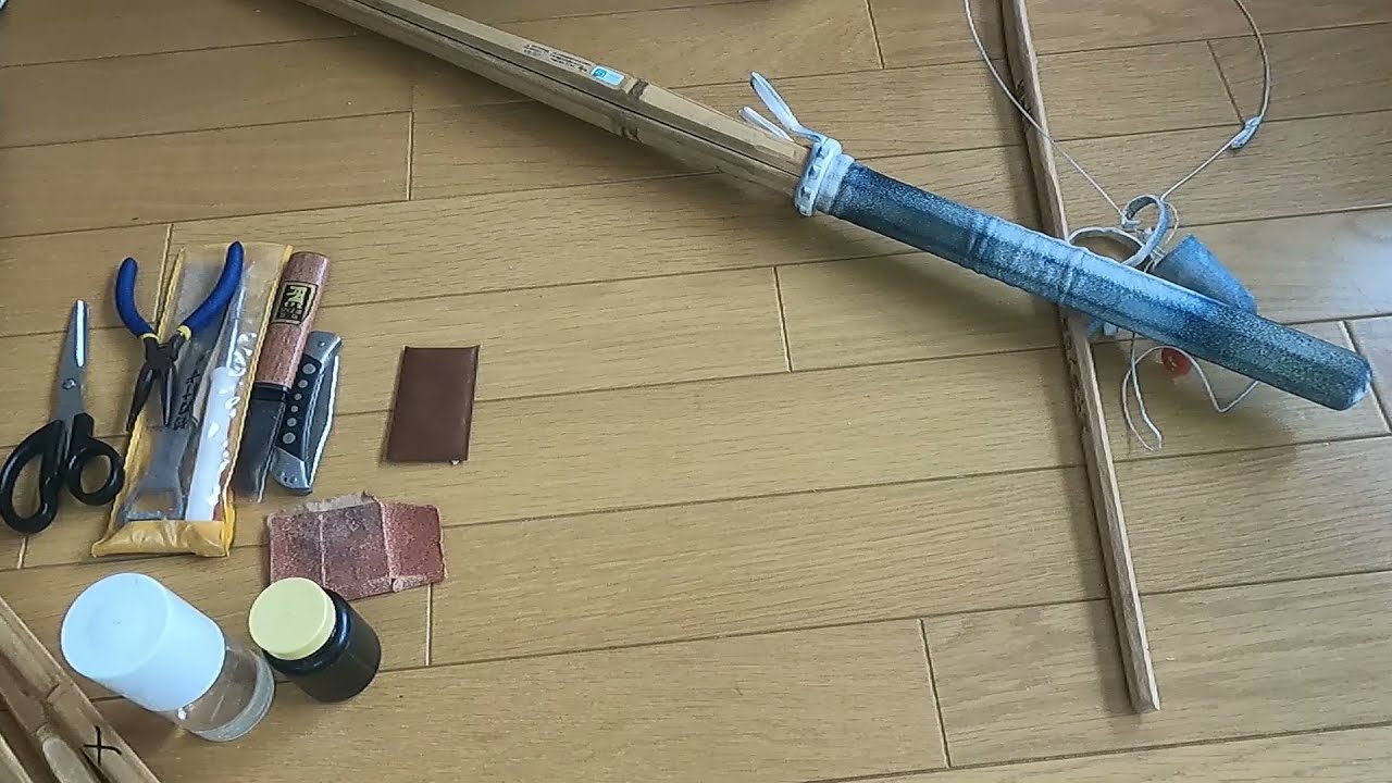 道具の手入れ其の3 竹刀の組替え。割れた竹を交換しよう　#剣道　#剣道教室　#葛城市　#武道 　#習い事　#小学生　#奈良