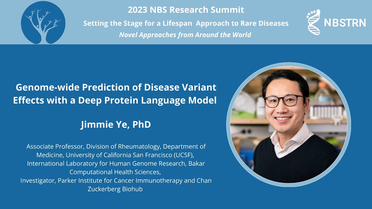 Genome-wide prediction of disease variant effects with a deepprotein language model Jimmie Ye, PhD