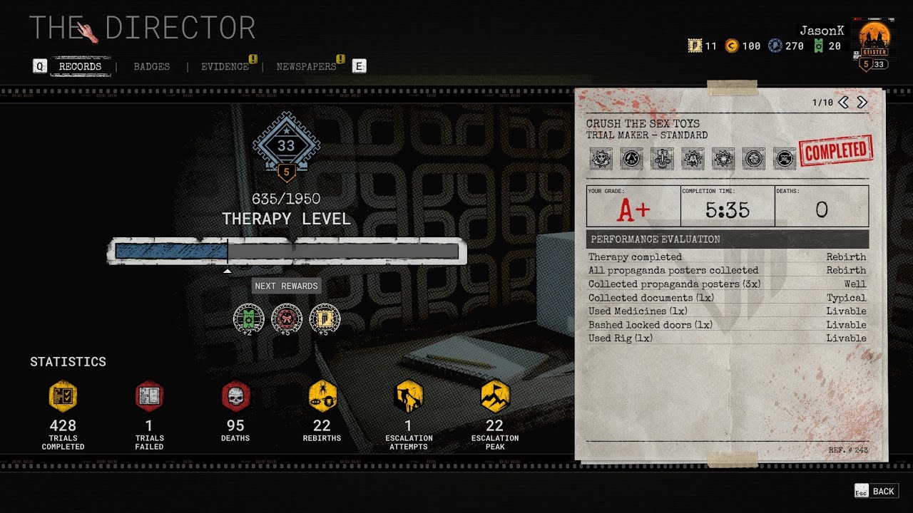 The Outlast Trials | Featured Trial Maker | Escape The Vermin A+ Flawless (