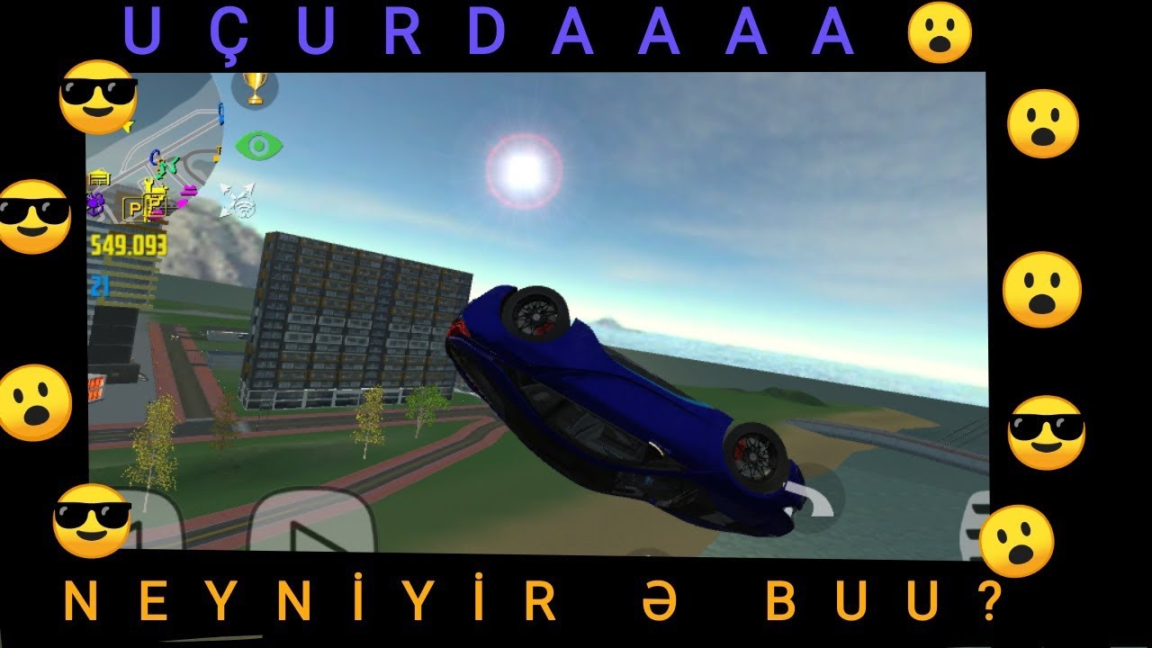 CAR SİMULATOR😁maşinlari rampadan uçurdum BMW keçdi