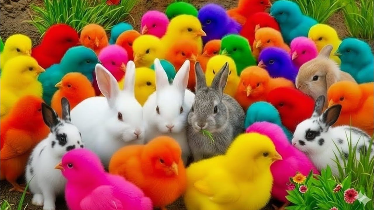 Tangkap Ayam Lucu, Ayam Warna Warni, Ayam Rainbow Gokil, Kelinci, Kucing Lucu, Bebek, Hewan Lucu