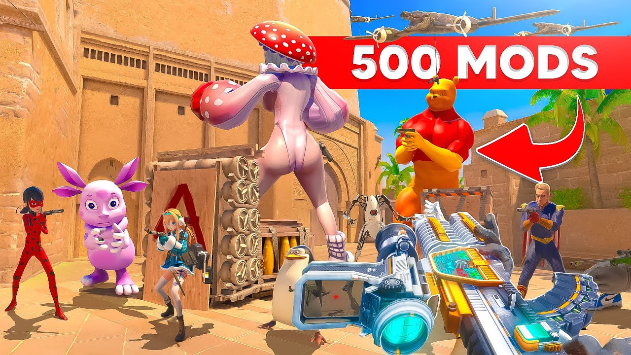 I Installed 500 CS2 Mods And Went Insane...(ft. @dima_wallhacks , @neokCS , @d0cctwo )