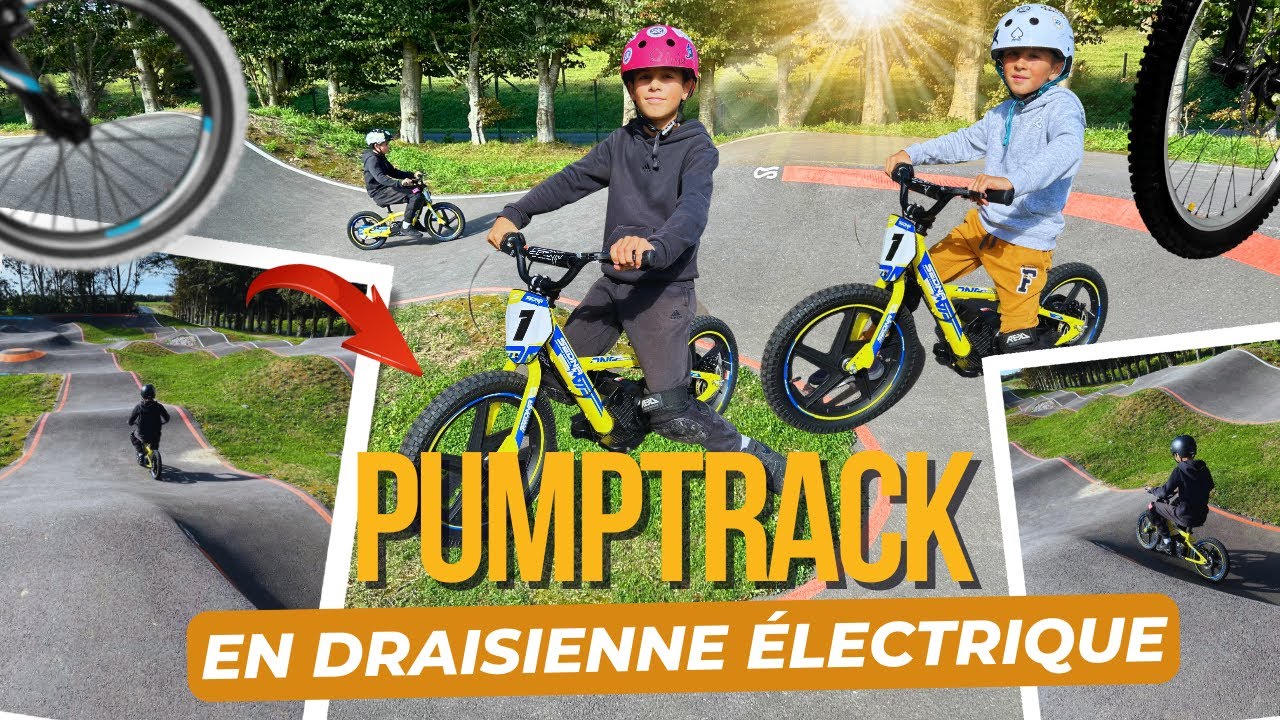 ON TESTE UN PUMPTRACK EN DRAISIENNE &Eacute;LECTRIQUE SEDNA !!!