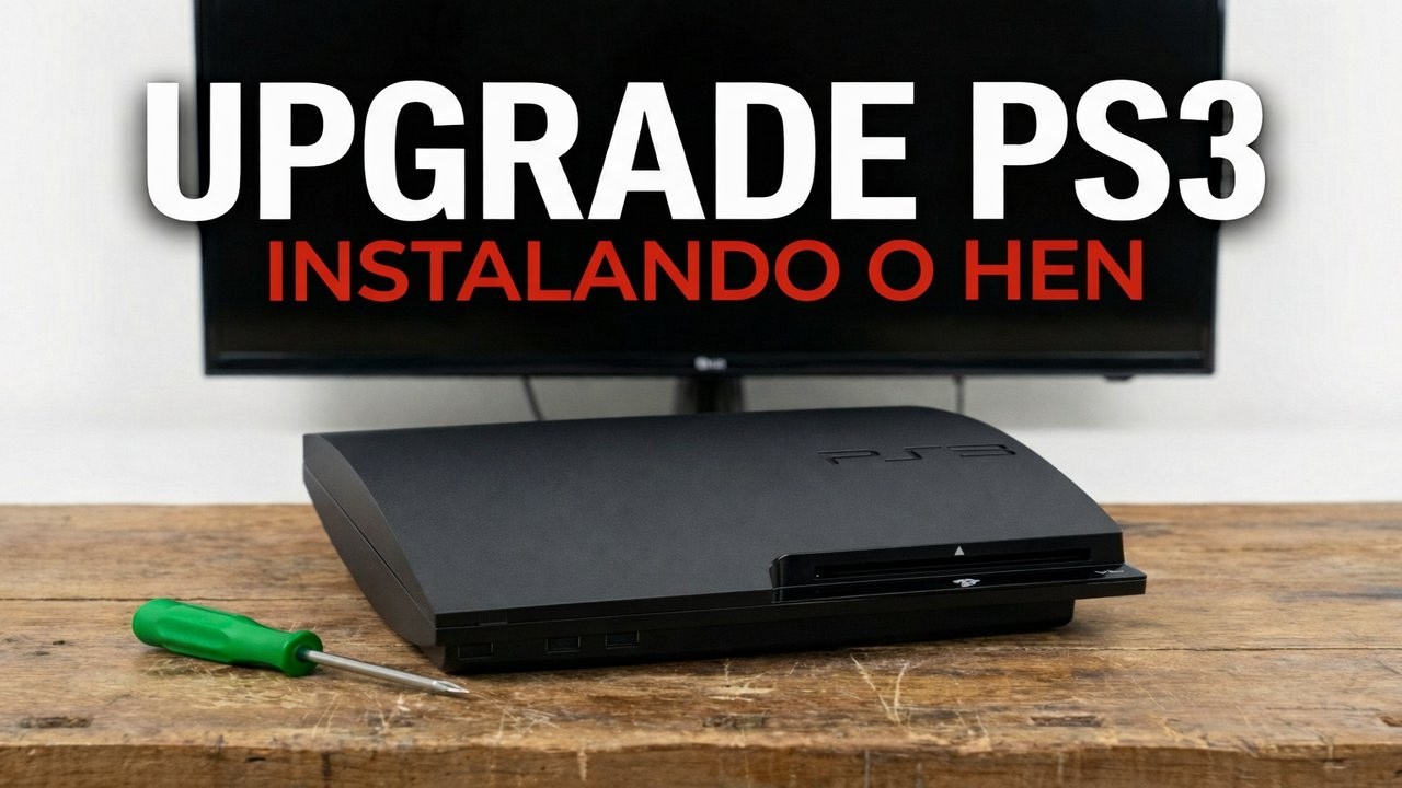 FAZENDO UM UPGRADE NO PS3! COMO INSTALAR O HEN 4.92!