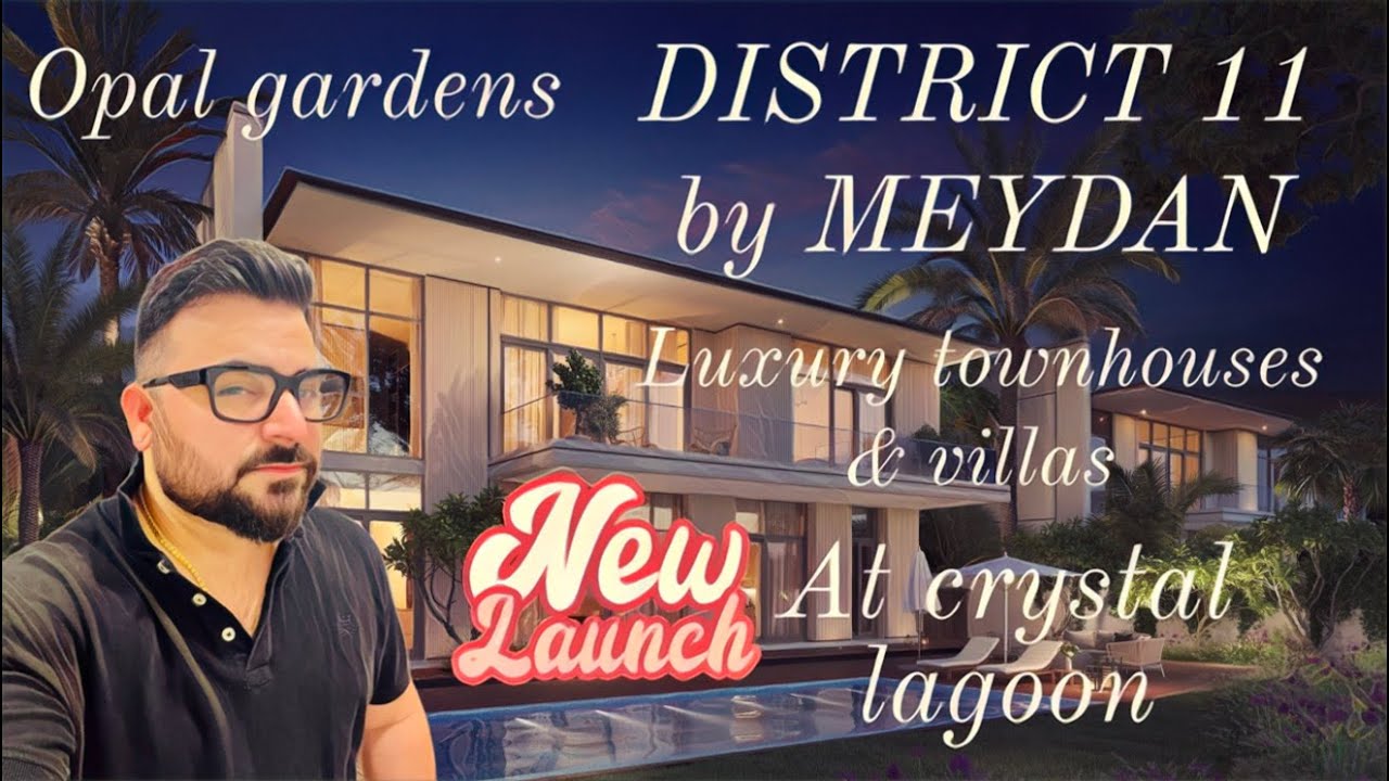 DISTRICT 11 ! OPAL GARDENS ! MEYDAN ! LUXURY VILLAS IN DUBAI.