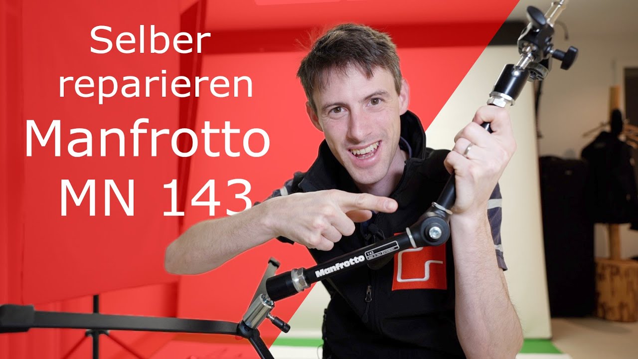 Manfrotto Arm MN 143 bei Knackgeräusch (Arretiert nicht) selber reparieren.