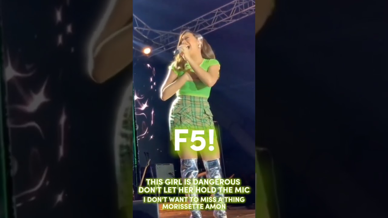 I don't wanna Miss a Thing | Morissette Amon #morisetteamon #idontwanttomissathing #reginevelasquez