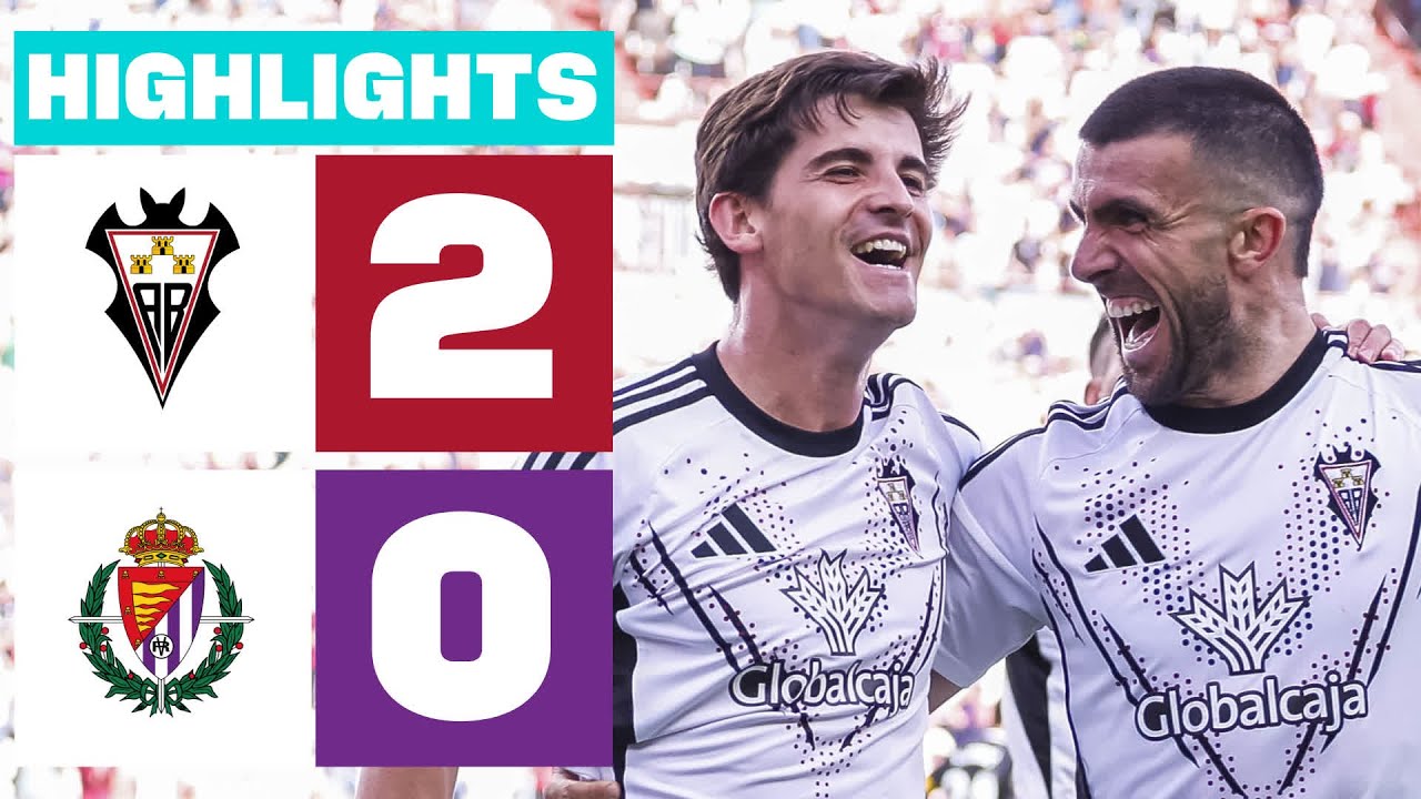 ALBACETE BP  2 - 0 REAL VALLADOLID | RESUMEN LALIGA HYPERMOTION