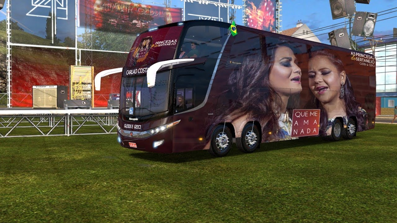 AS PRINCESAS DO SERTANEJO GLEIDI E GEICI 2018 NO BUS TOP SHOW