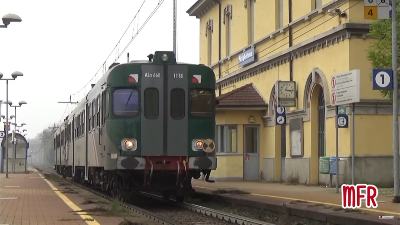 ALn 668 1118 NUOVA LIVREA TRENORD + ALn 668 1119 effettua il CODOGNO - CREMONA a PIZZIGHETTONE (CR).