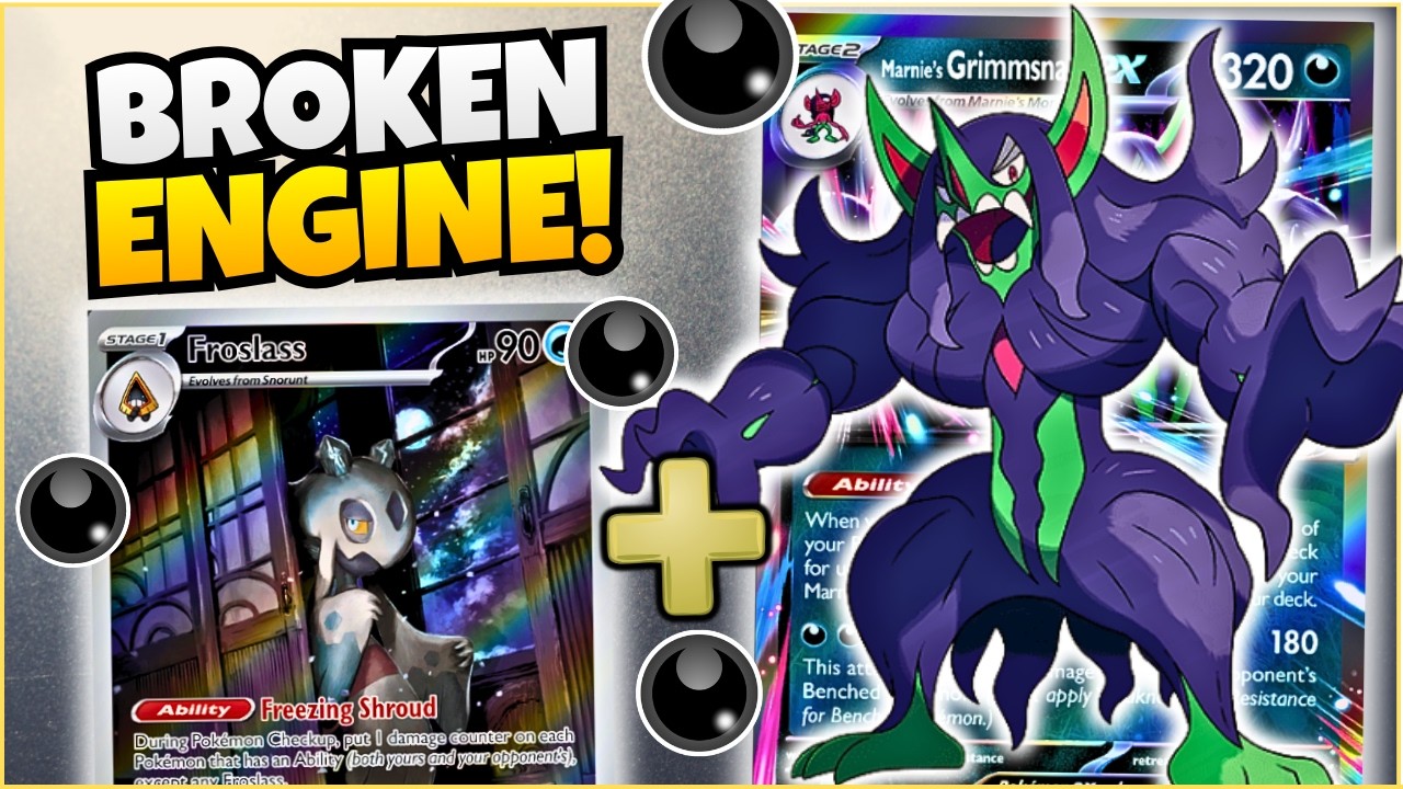 Marnie&rsquo;s Grimmsnarl ex is STILL BROKEN Post-Rotation 😳 | Tournament Winning Deck | Pokemon TCG Live