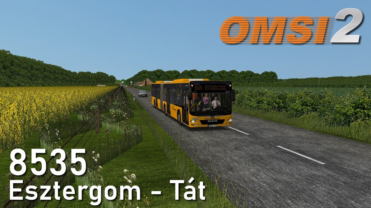 8535 | Esztergom - Tát | MAN Lion's City A23 Volánbusz | OMSI 2 Dunántúl 3.0 HUN