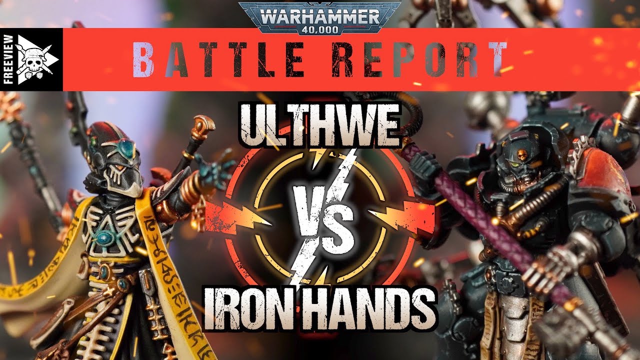 Ulthwe vs Iron Hands 2000pts | Warhammer 40,000 Battle Report