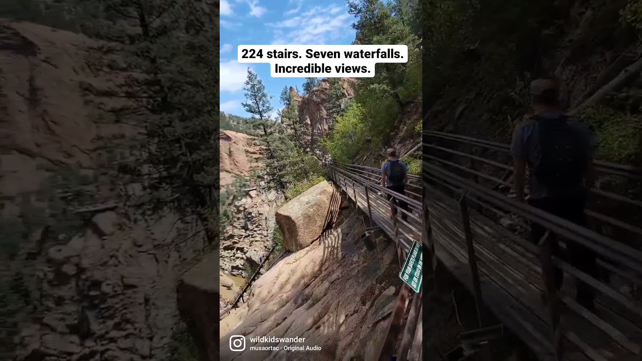 Seven Falls in Colorado Springs, CO - A gorgeous waterfall hike in Colorado