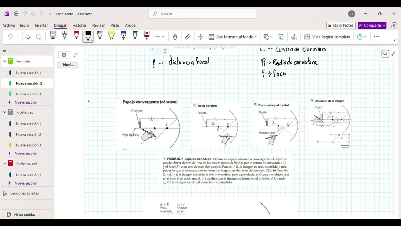 Ejemplo 23 3 espejo cóncavo  I Parte #física #optical #espejos