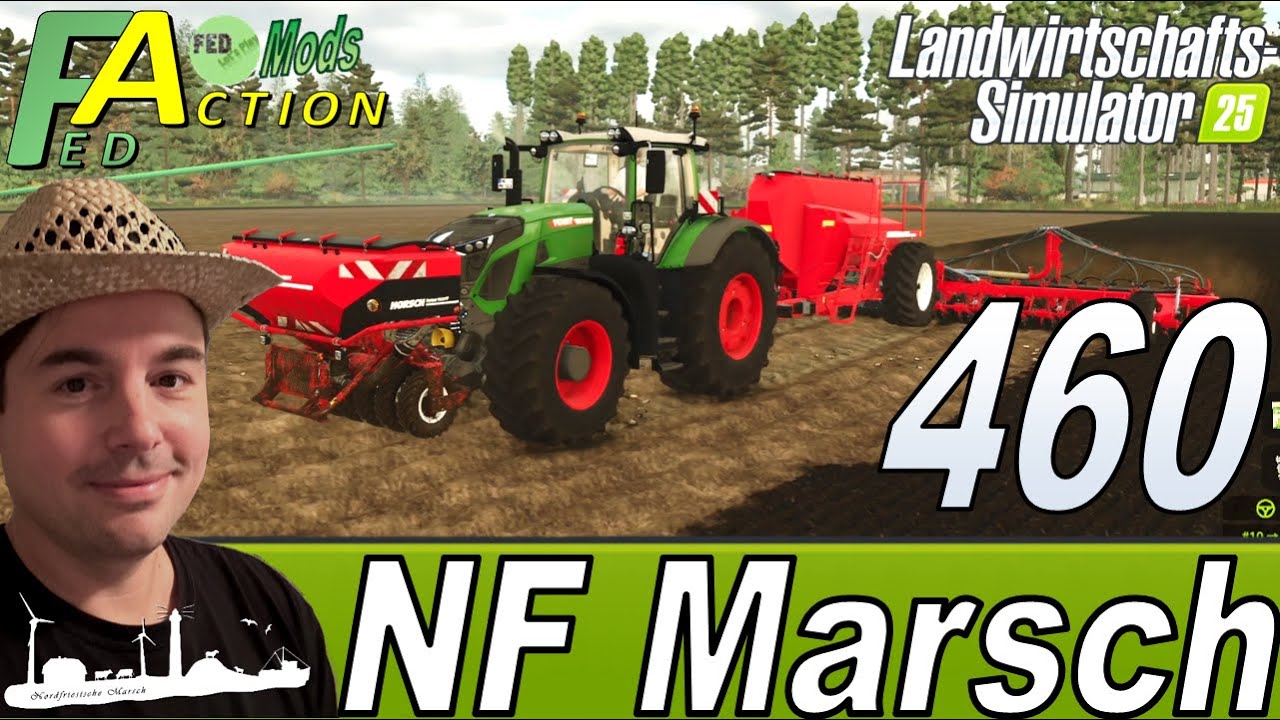 LS25 🚜 460 NF Marsch 4fach Luzerne Feld vergrößern #landwirtschaftssimulator25 #letsplay