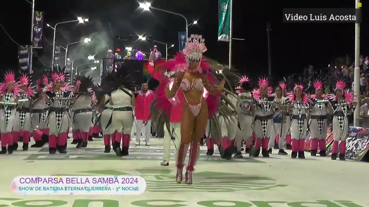 COMPARSA BELLA SAMBA 2024 - SHOW DE BATERIA ETERNA GUERRERA - 3º NOCHE