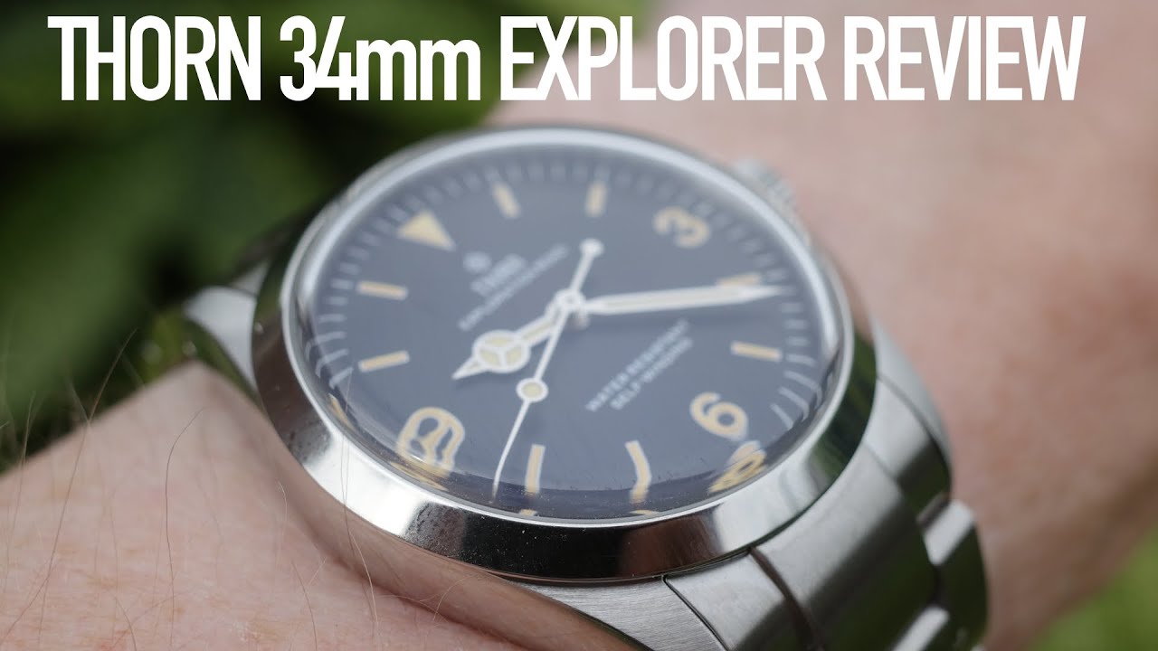 Thorn T005 34mm affordable vintage Explorer homage - small but perfectly formed