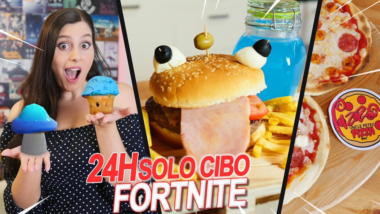 Mangio SOLO CIBO di FORTNITE per 24 ore! Bontà o Schifo?