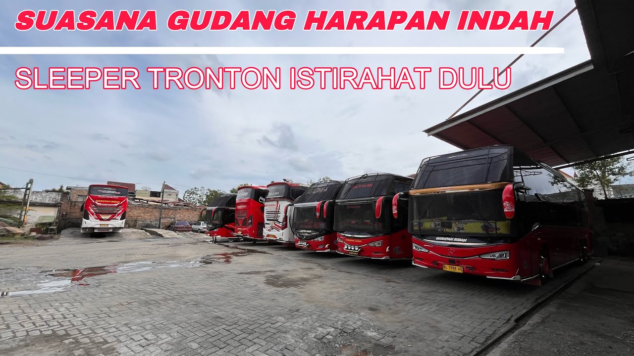 Review gudang Harapan Indah‼️Sleeper tronton sedang istirahat akibat terkena banjir😥