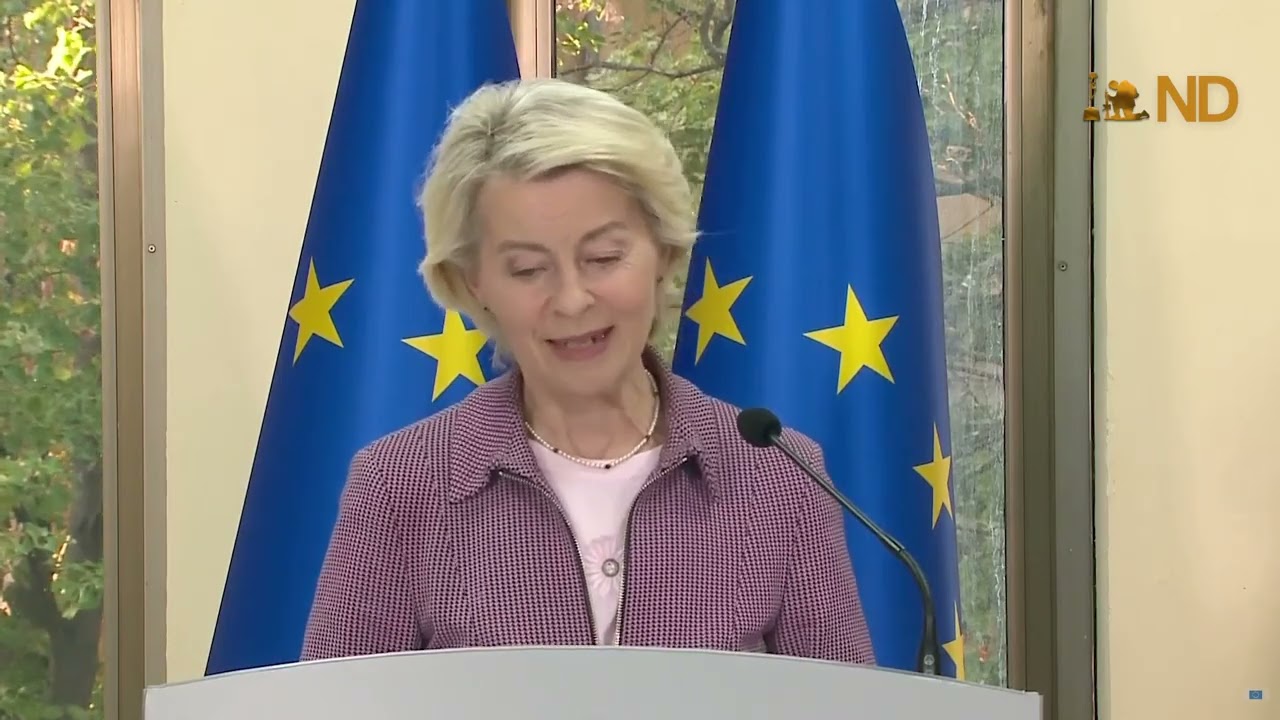 Ursula Von Der Layen Visits Frontline State Bulgaria