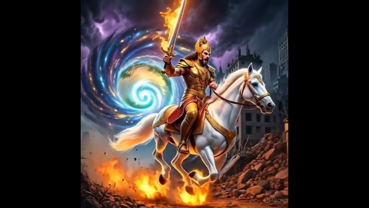 KALKI: The End of Darkness 🐎🔥⚔️ #KalkiAvatar #TheFinalAvatar #KalyugEnd #SatyaYug #VedicMetal