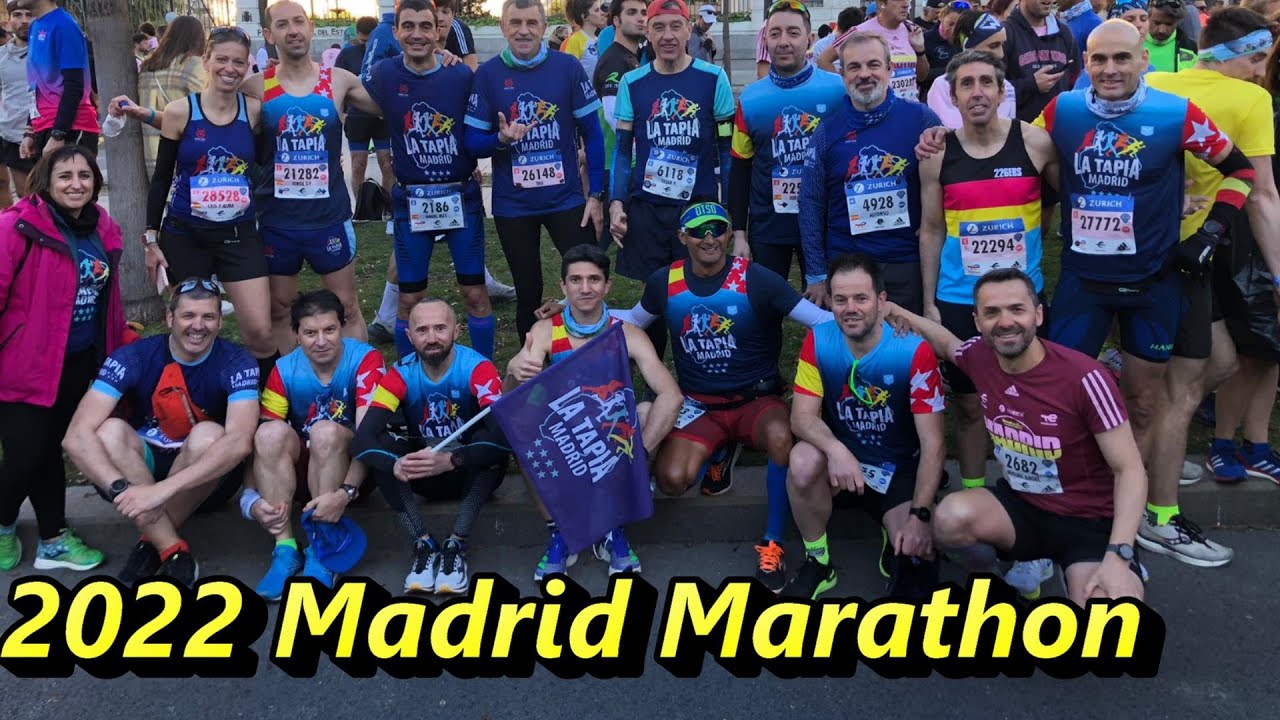 2022 Madrid Marathon.