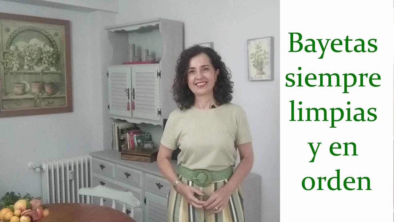 Bayetas siempre limpias y en orden