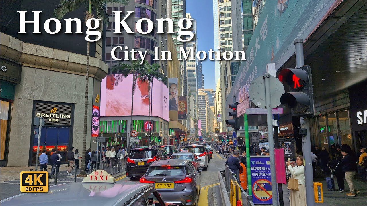 Hong Kong Morning Walk in 4K — Downtown Waking Up | Real City Life