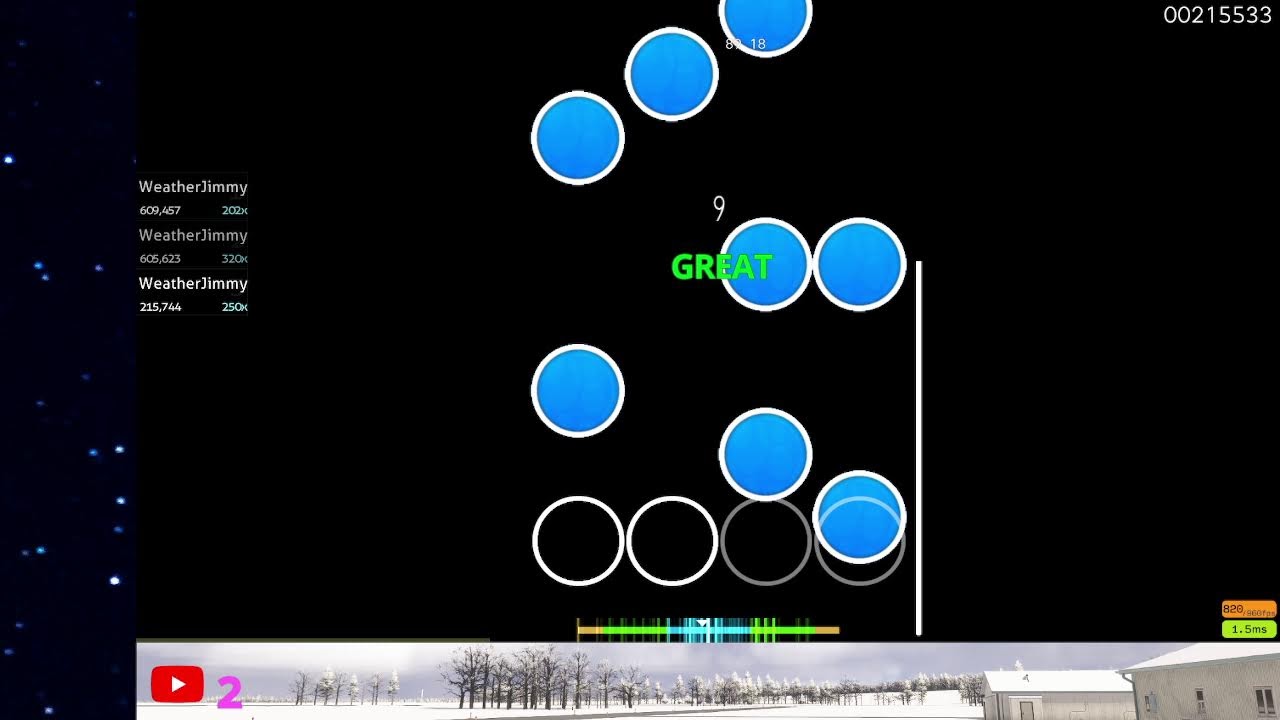 playing game and chatting bec its fun (defo not bec i need a break from osu!mania)